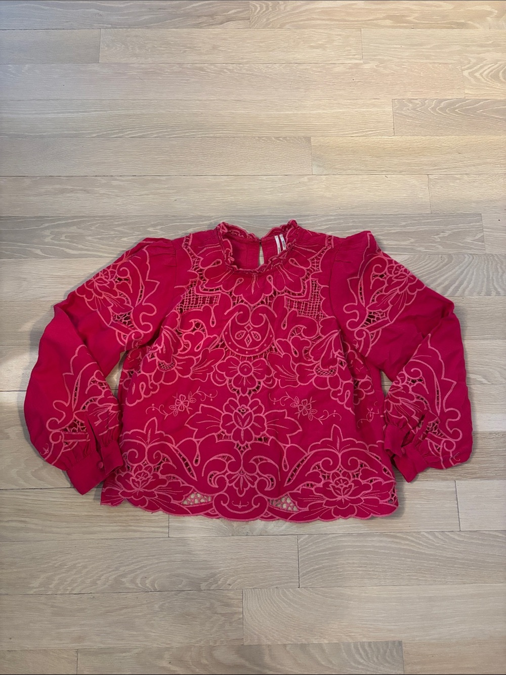 Pink Anthropologie Blouse